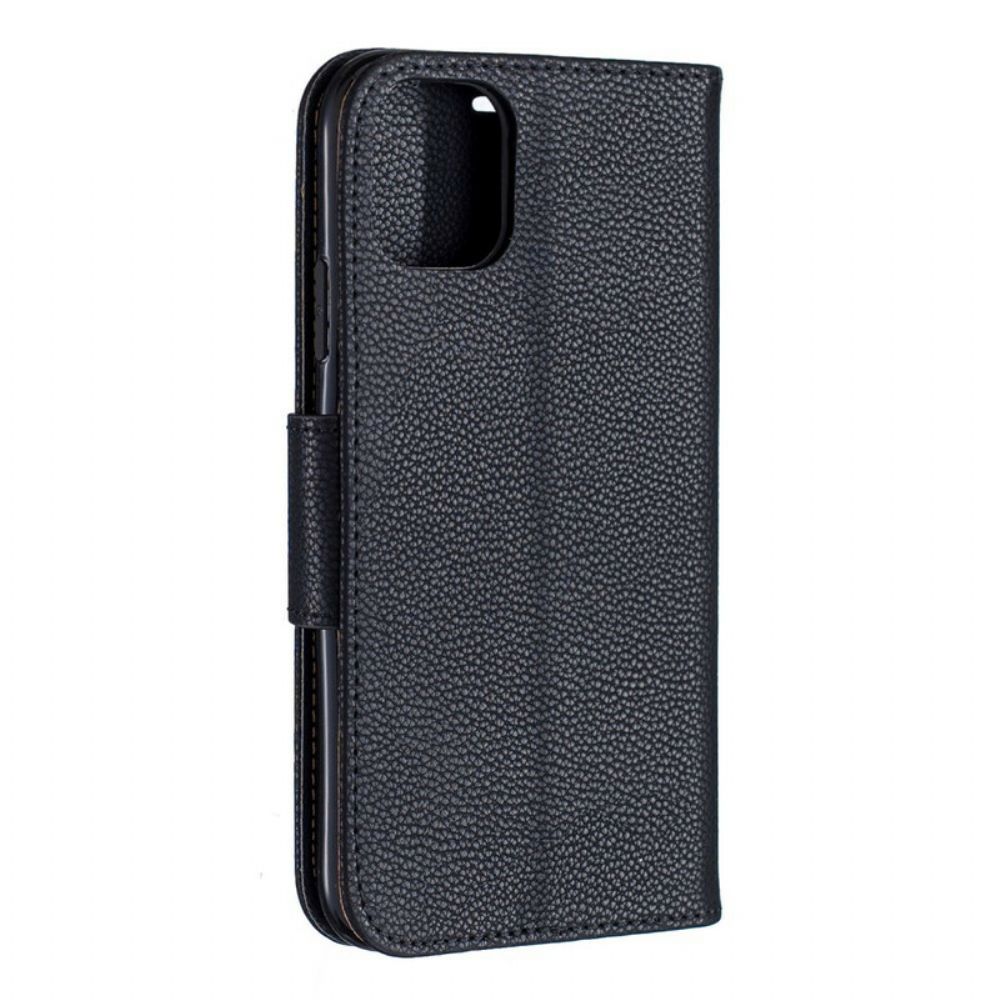 Flip Case Für iPhone 11 Mit Kordel Buntes Armband In Litschi-lederoptik