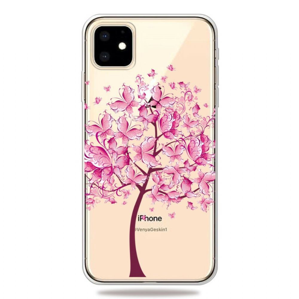 Handyhülle Für iPhone 11 Rosa Baumkrone