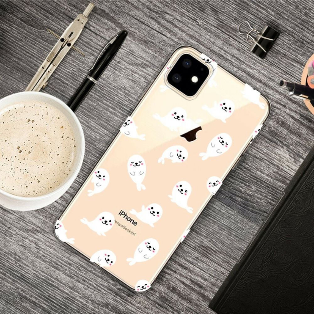 Handyhülle Für iPhone 11 Top Seelöwen