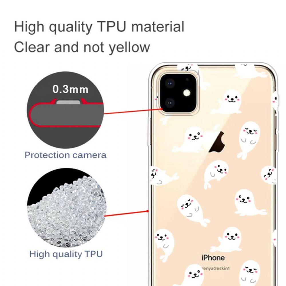 Handyhülle Für iPhone 11 Top Seelöwen