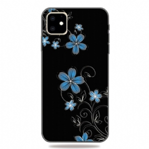 Hülle Für iPhone 11 Blaue Blumen