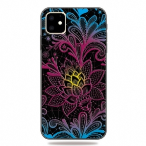 Hülle Für iPhone 11 Floral Intensiv Gefärbt