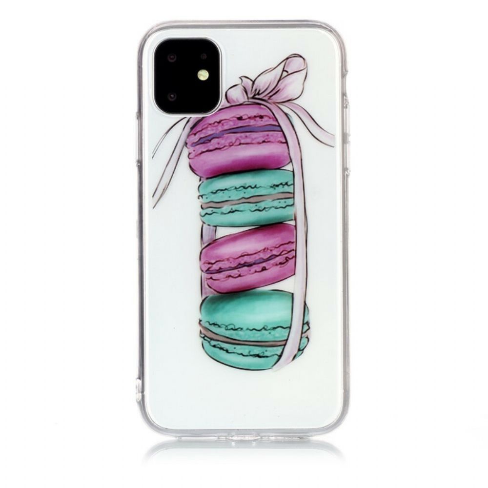 Hülle Für iPhone 11 Gourmet-macarons Transparent