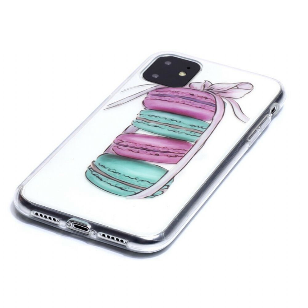 Hülle Für iPhone 11 Gourmet-macarons Transparent