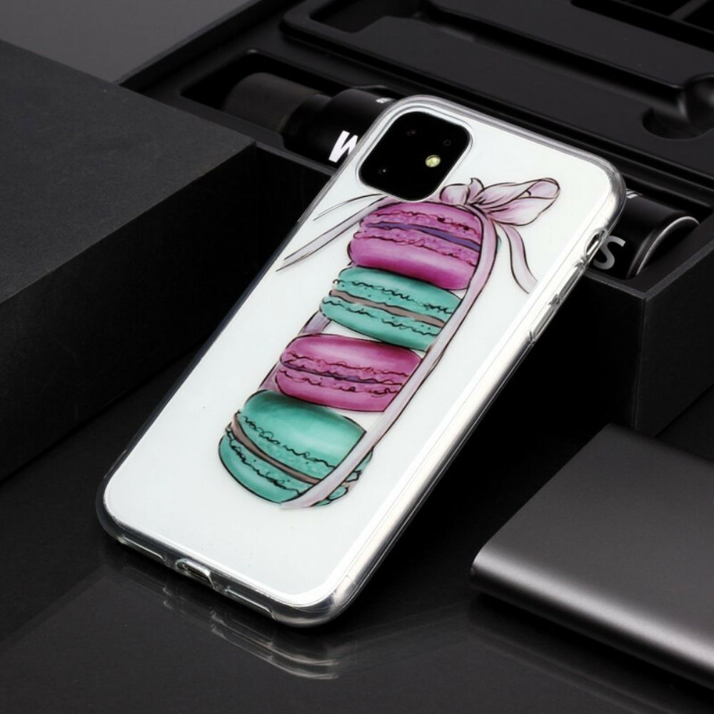 Hülle Für iPhone 11 Gourmet-macarons Transparent