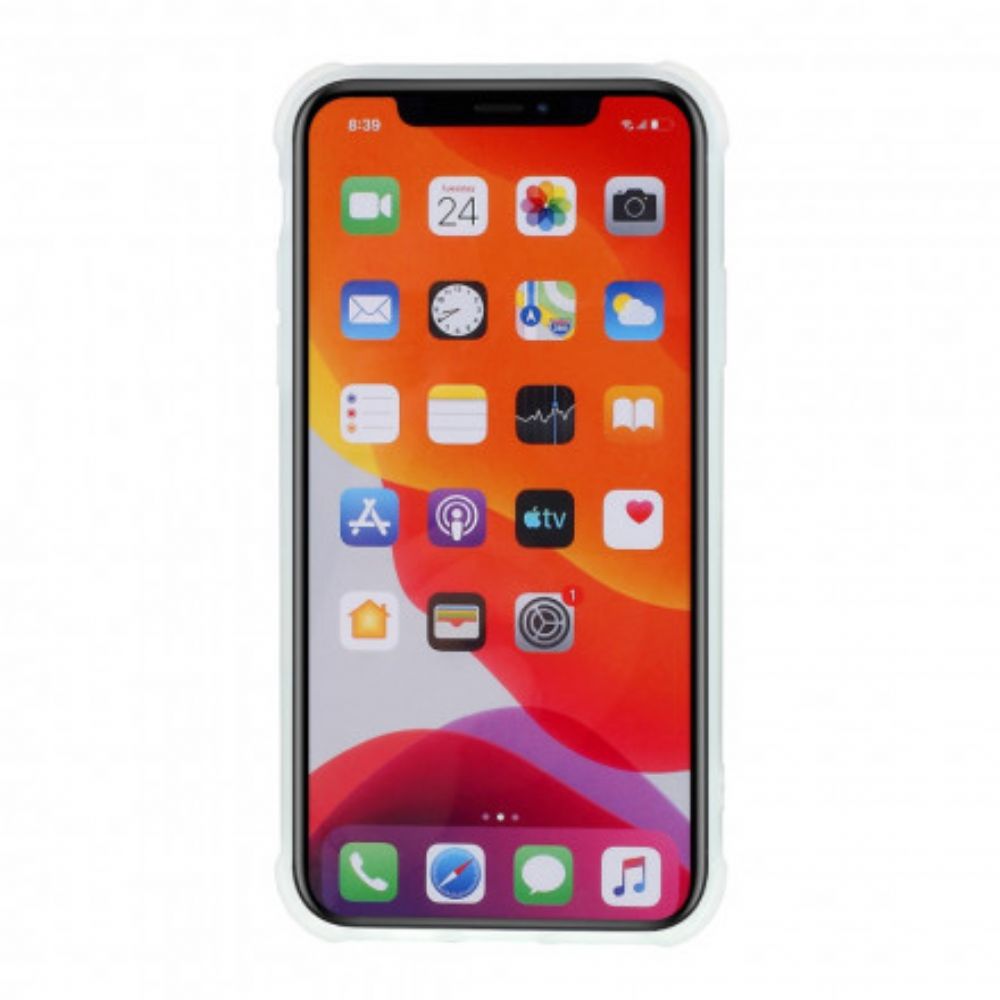 Hülle Für iPhone 11 Marmoriertes Flexibles Silikon