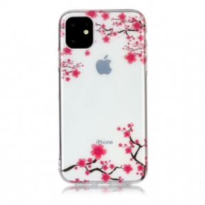 Hülle Für iPhone 11 Transparenter Blühender Baum