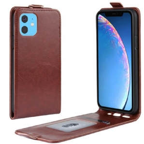 Lederhüllen Für iPhone 11 Flip Case Retro-faltung