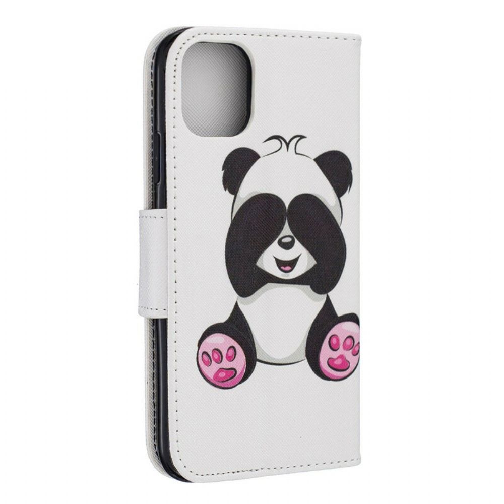 Lederhüllen Für iPhone 11 Panda-spaß