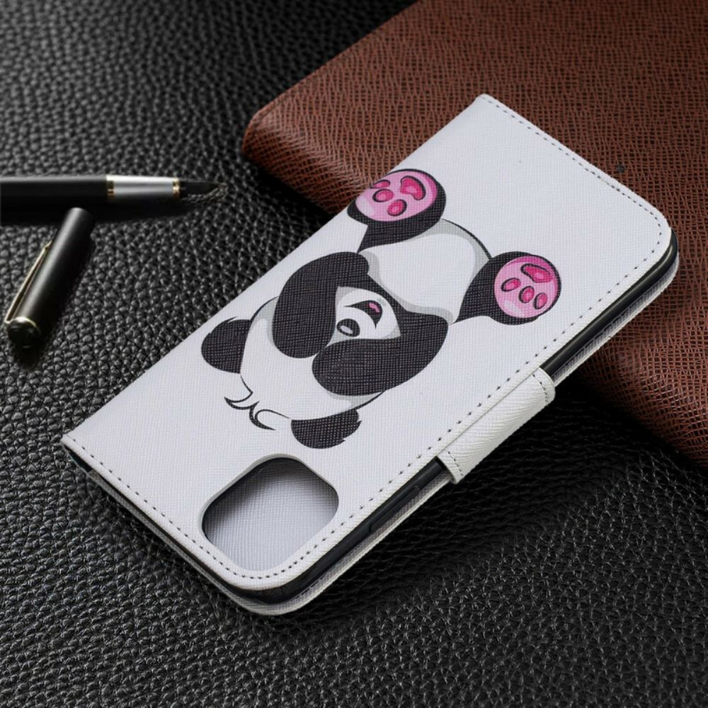 Lederhüllen Für iPhone 11 Panda-spaß