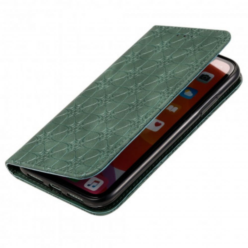 Schutzhülle Für iPhone 11 Flip Case Barockblumen