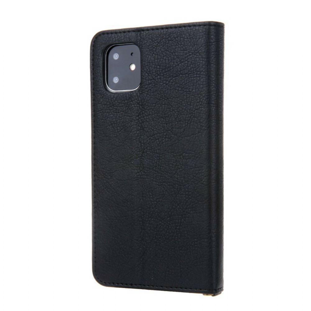 Schutzhülle Für iPhone 11 Flip Case Erstklassiger Lederstil