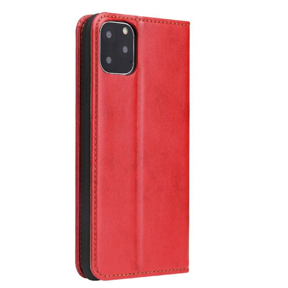 Schutzhülle Für iPhone 11 Flip Case Klassisches Kunstleder