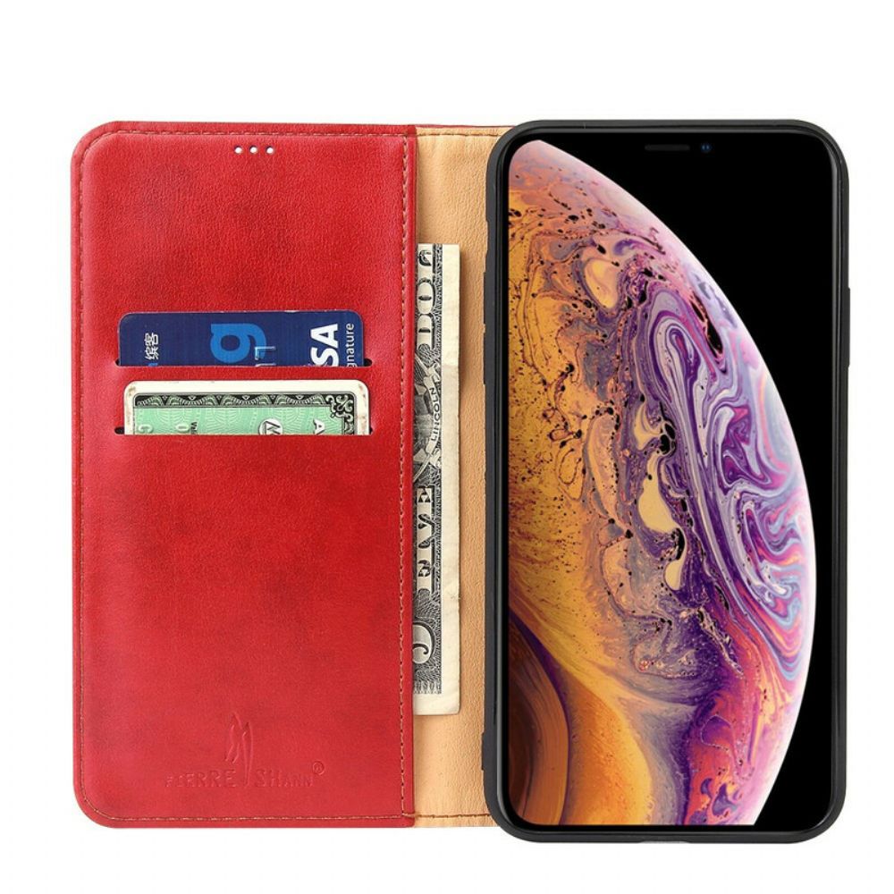 Schutzhülle Für iPhone 11 Flip Case Klassisches Kunstleder