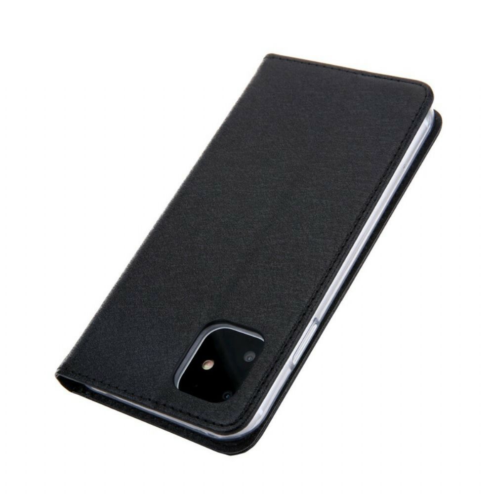 Schutzhülle Für iPhone 11 Flip Case Ledereffekt Mit Seidenstruktur