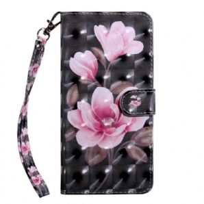 Flip Case Für Samsung Galaxy S22 Ultra 5G Blütenblumen