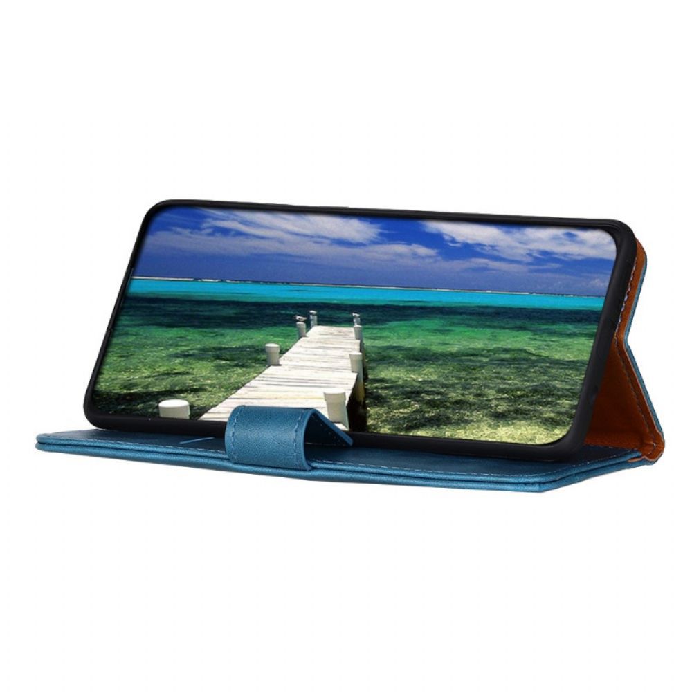 Flip Case Für Samsung Galaxy S22 Ultra 5G Khazneh Elegance Kunstleder