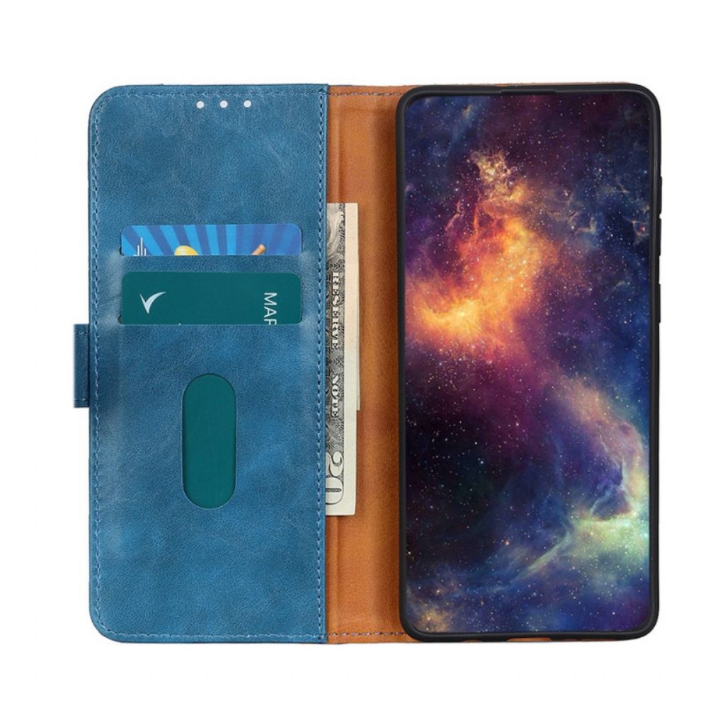 Flip Case Für Samsung Galaxy S22 Ultra 5G Khazneh Elegance Kunstleder