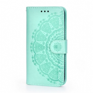 Flip Case Für Samsung Galaxy S22 Ultra 5G Totem-mandala