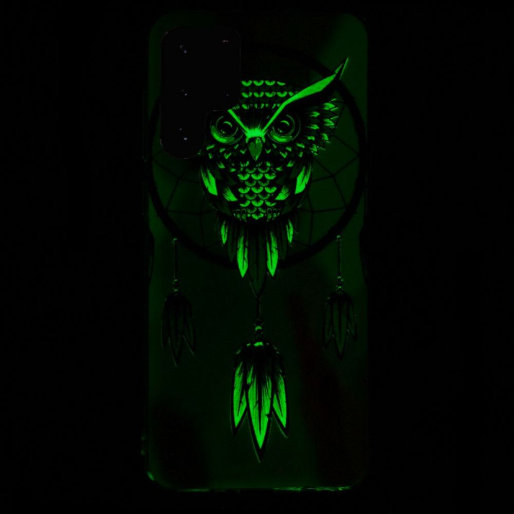 Hülle Für Samsung Galaxy S22 Ultra 5G Einzigartiger Fluoreszierender Traumfänger