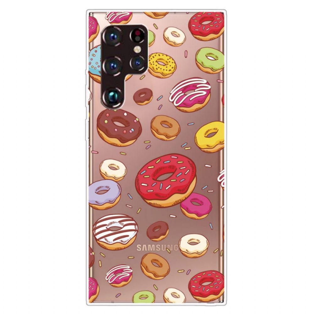 Hülle Für Samsung Galaxy S22 Ultra 5G Liebe Donuts