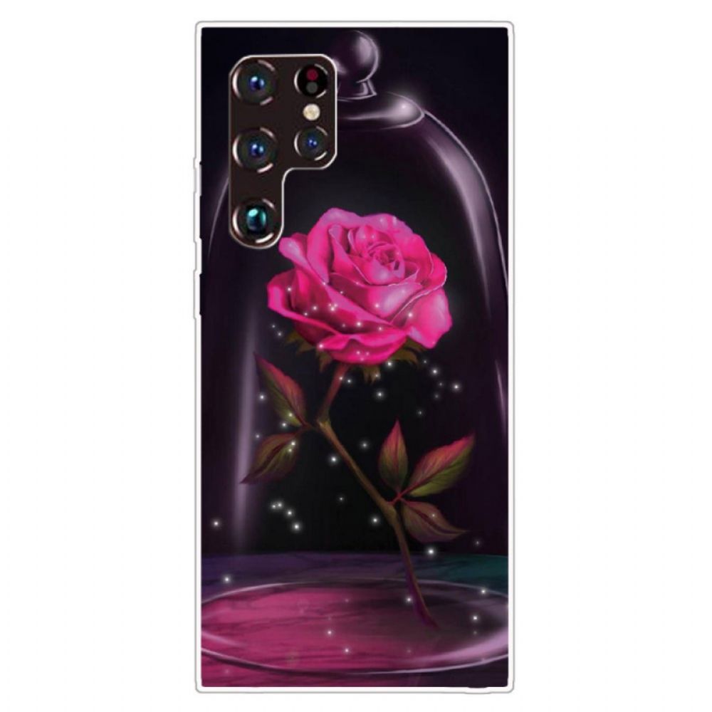 Hülle Für Samsung Galaxy S22 Ultra 5G Magisches Rosa