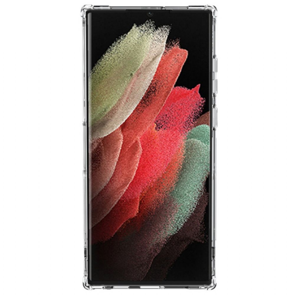 Hülle Für Samsung Galaxy S22 Ultra 5G Nillkin Transparente Natur