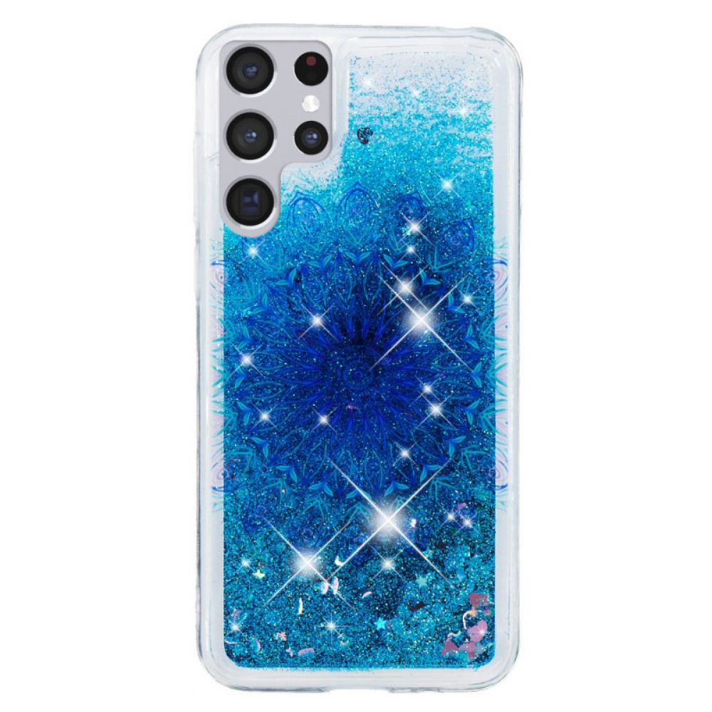 Hülle Für Samsung Galaxy S22 Ultra 5G Pailletten-mandala