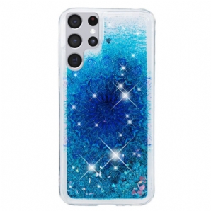 Hülle Für Samsung Galaxy S22 Ultra 5G Pailletten-mandala