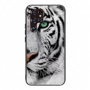 Hülle Für Samsung Galaxy S22 Ultra 5G Tiger-hartglas