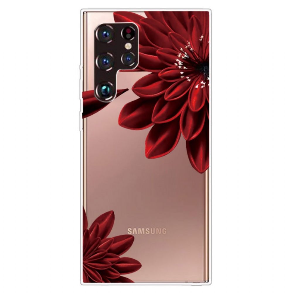 Hülle Für Samsung Galaxy S22 Ultra 5G Wildblumen