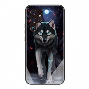 Hülle Für Samsung Galaxy S22 Ultra 5G Wolf