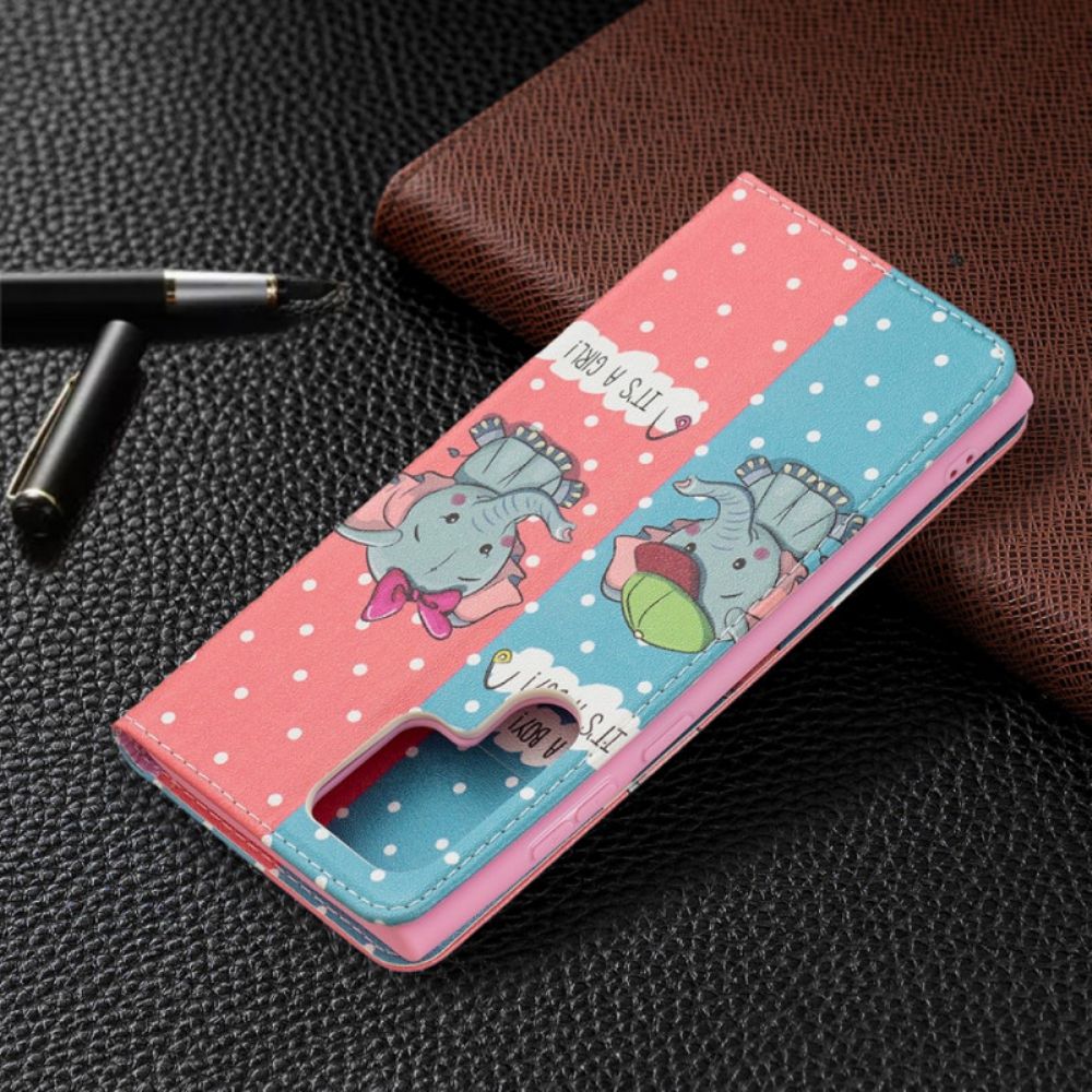 Schutzhülle Für Samsung Galaxy S22 Ultra 5G Flip Case Elefantenbabys