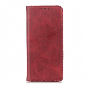 Schutzhülle Für Samsung Galaxy S22 Ultra 5G Flip Case Elegance Spaltleder