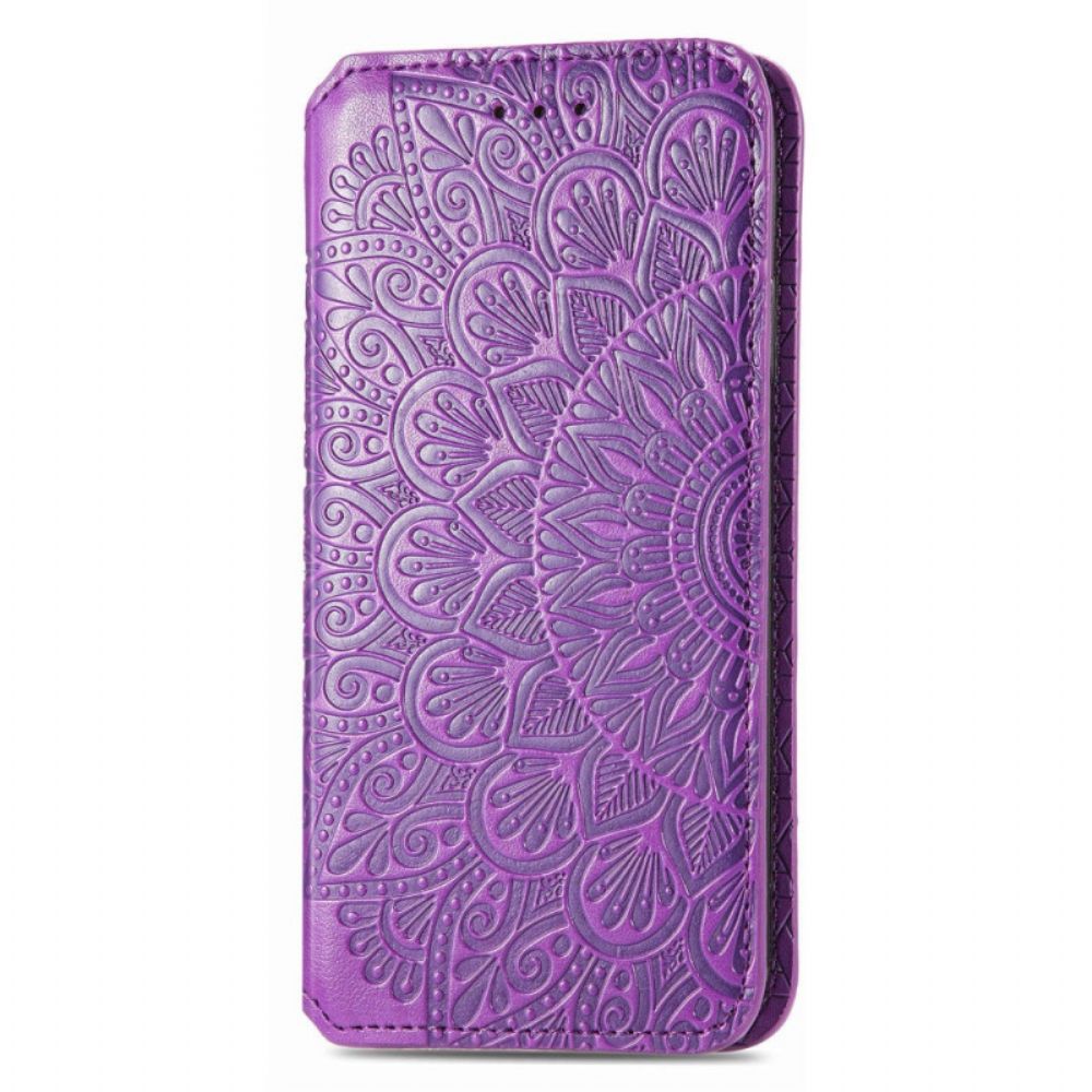 Schutzhülle Für Samsung Galaxy S22 Ultra 5G Flip Case Mandalas