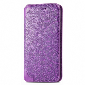 Schutzhülle Für Samsung Galaxy S22 Ultra 5G Flip Case Mandalas