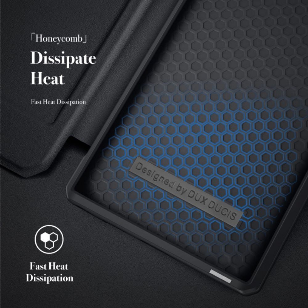 Schutzhülle Für Samsung Galaxy S22 Ultra 5G Flip Case Skin X-serie Dux Ducis