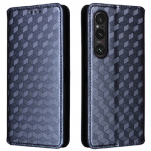 Flip Case Für Sony Xperia 1 Vi 3d-diamantmuster