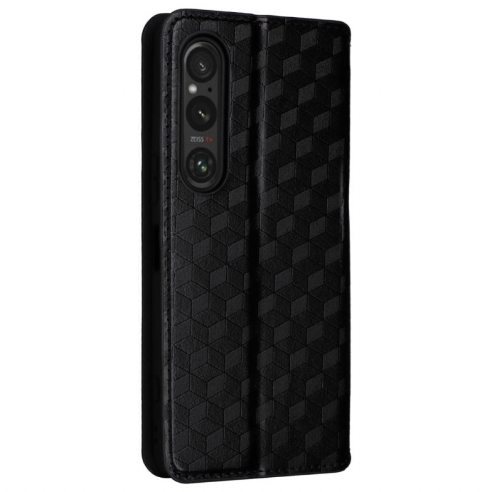 Flip Case Für Sony Xperia 1 Vi 3d-diamantmuster