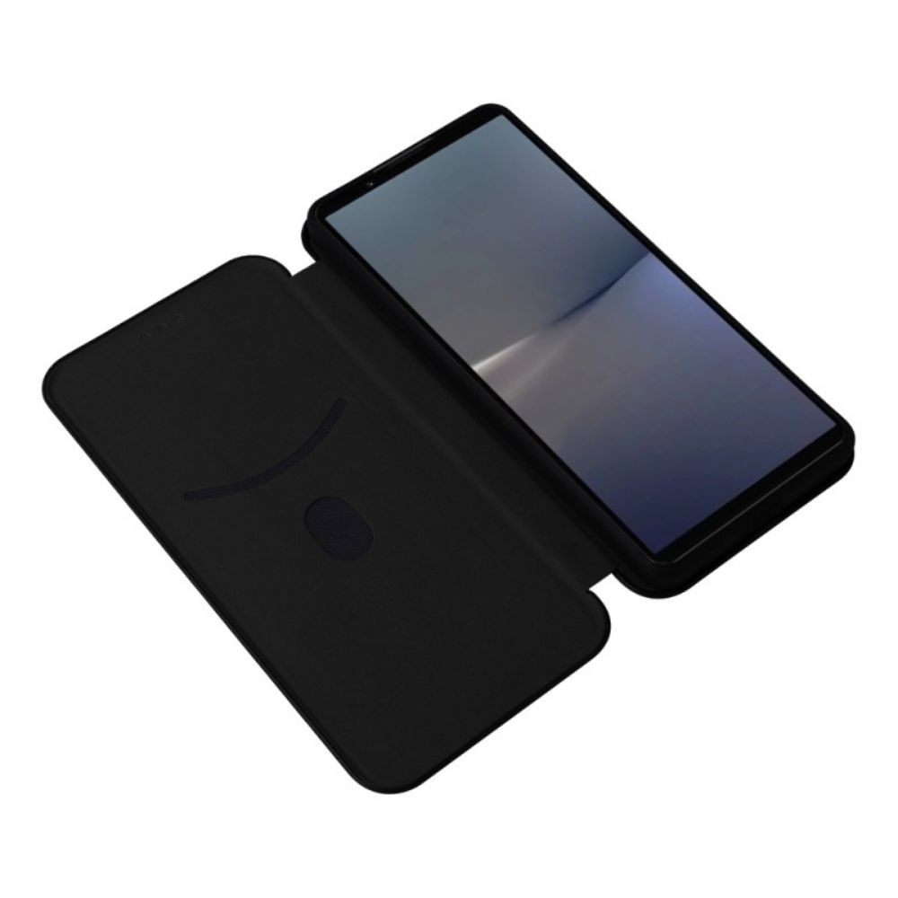 Flip Case Sony Xperia 1 Vi Kohlefaser