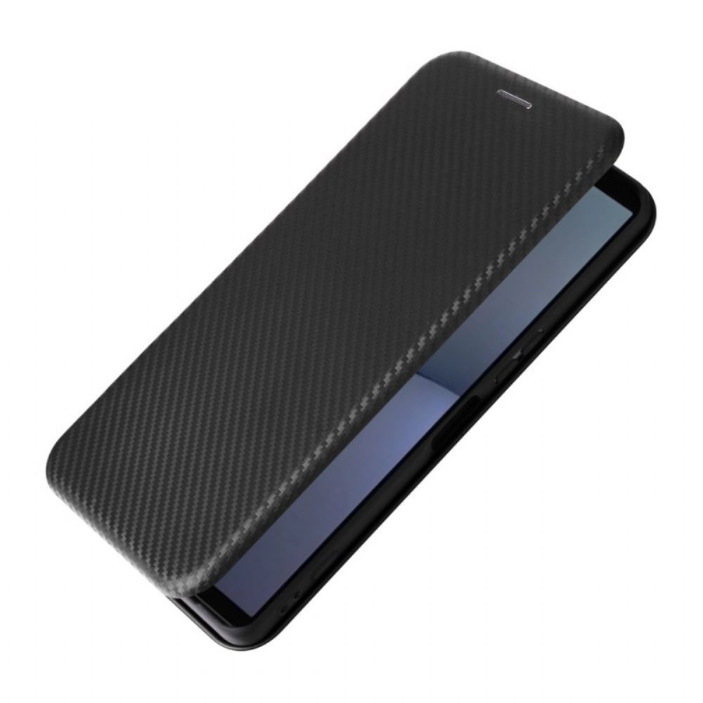 Flip Case Sony Xperia 1 Vi Kohlefaser