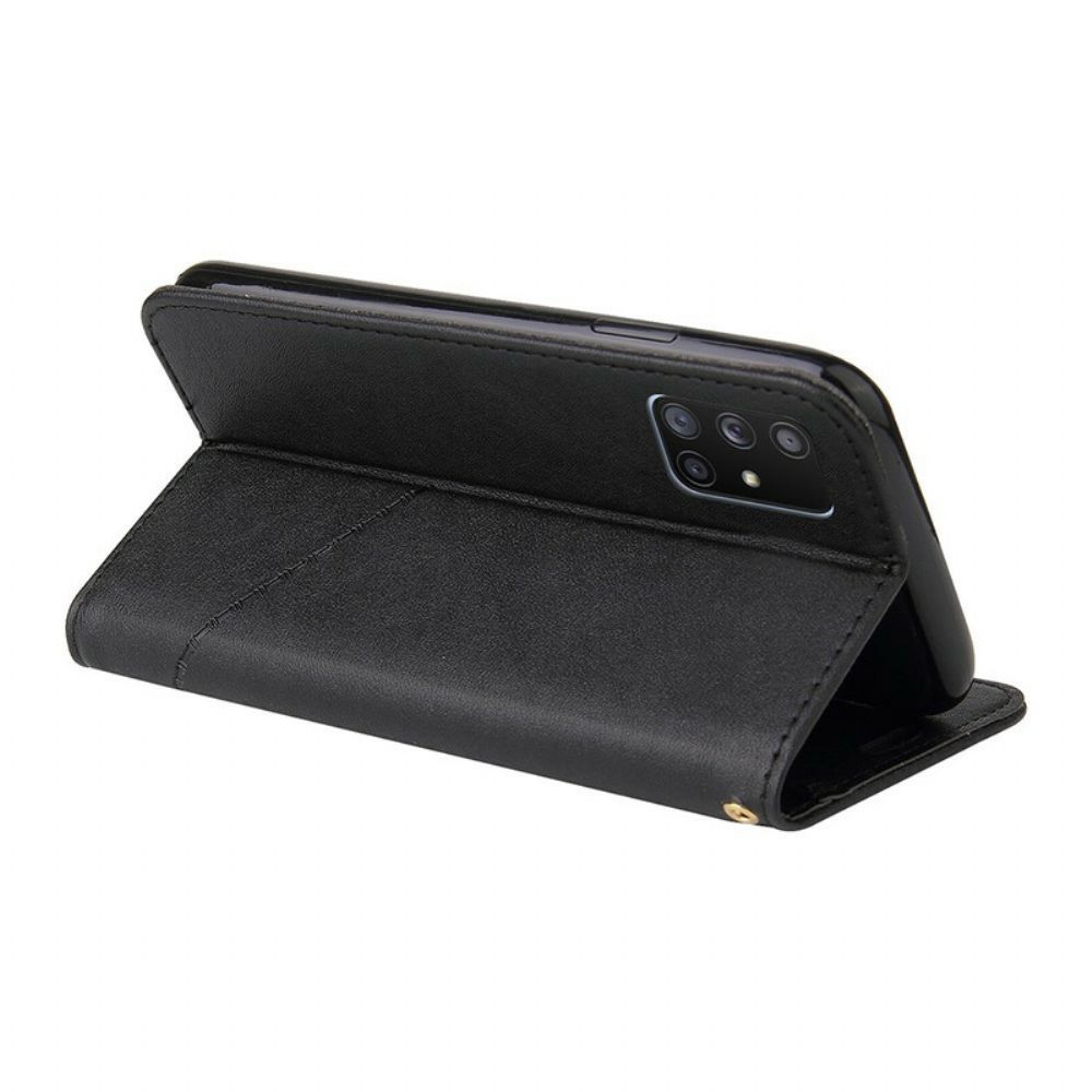 Flip Case Für Samsung Galaxy M51 Kunstleder Gq.utrobe