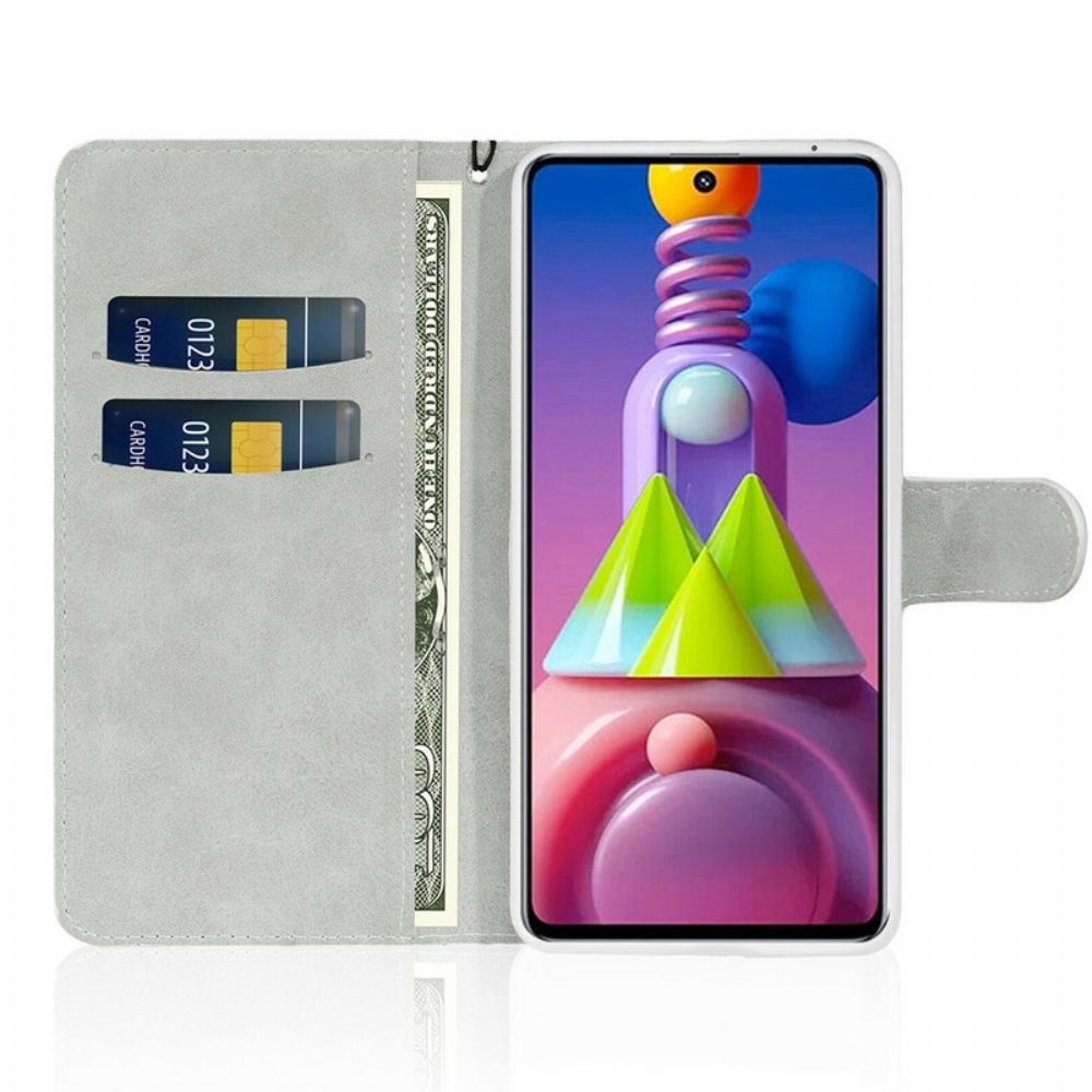 Flip Case Für Samsung Galaxy M51 Pailletten S-design