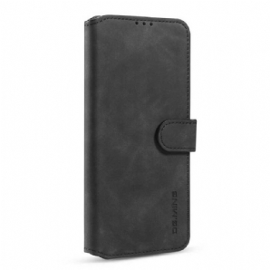 Flip Case Für Samsung Galaxy M51 Vintage Ledereffekt Khazneh