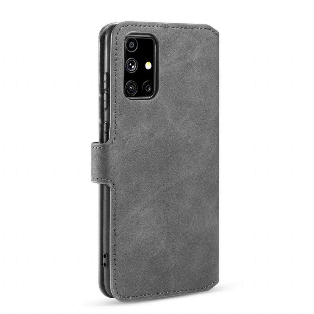 Flip Case Für Samsung Galaxy M51 Vintage Ledereffekt Khazneh