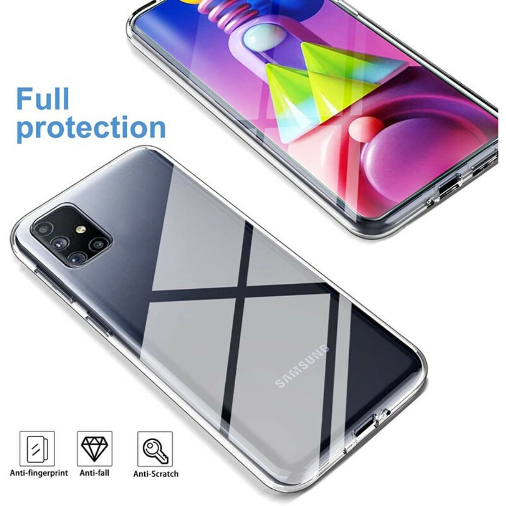 Hülle Für Samsung Galaxy M51 Display Aus Gehärtetem Glas