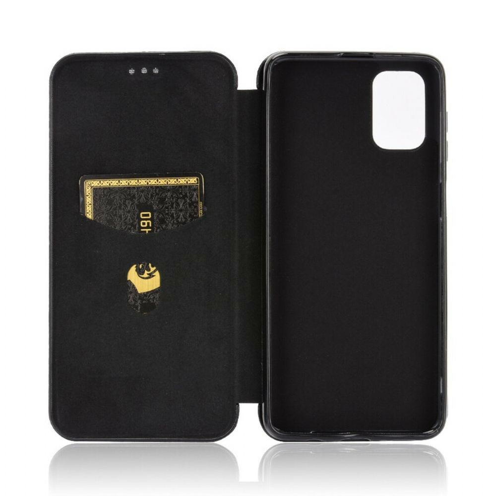 Schutzhülle Für Samsung Galaxy M51 Flip Case Kohlefaser