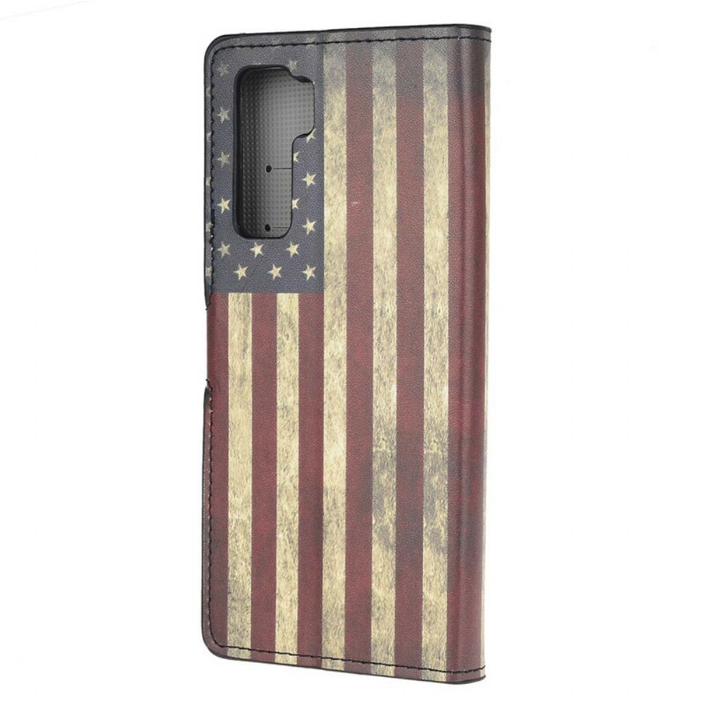 Flip Case Für Huawei P40 Lite 5G Amerikanische Flagge