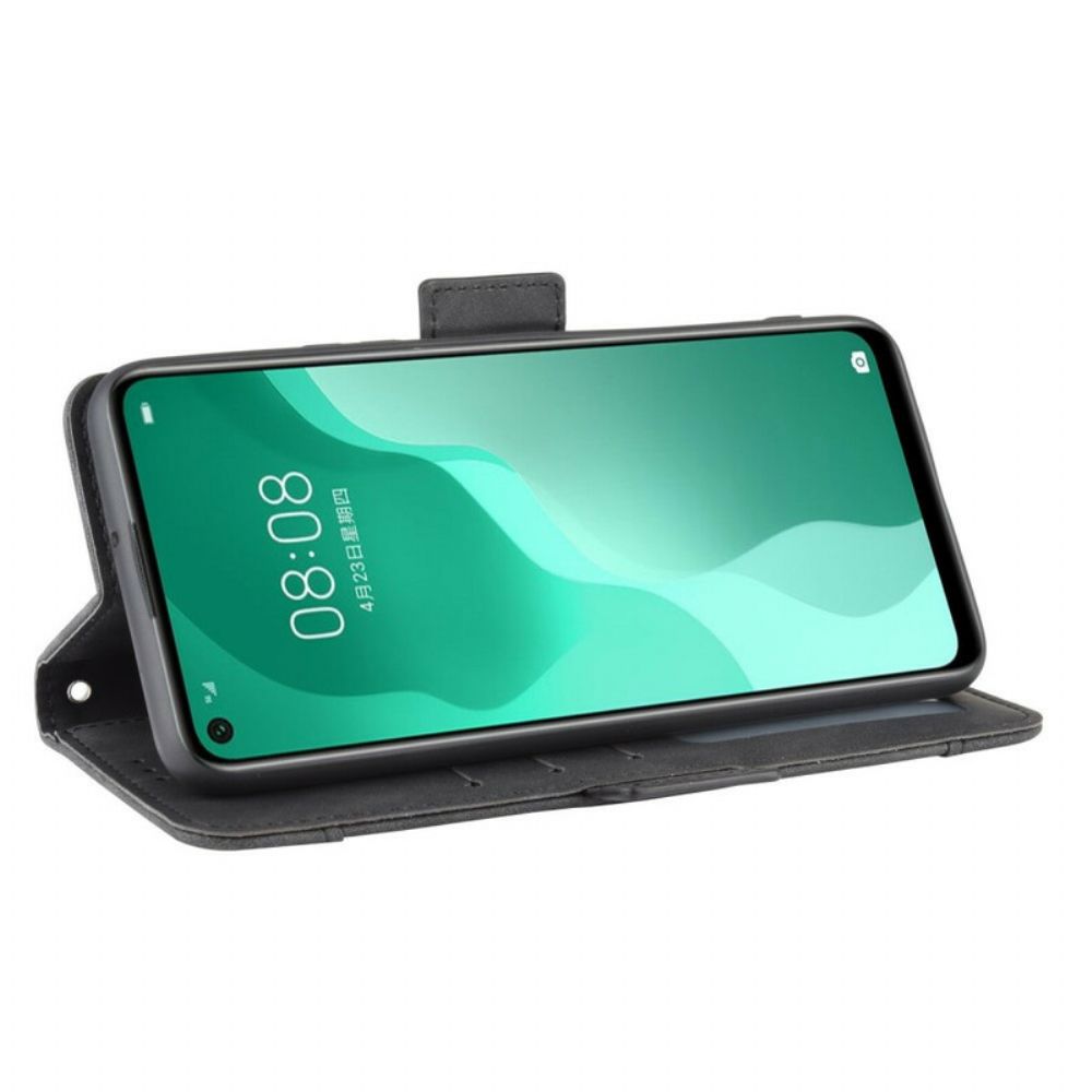 Flip Case Für Huawei P40 Lite 5G Erstklassige Multi-map