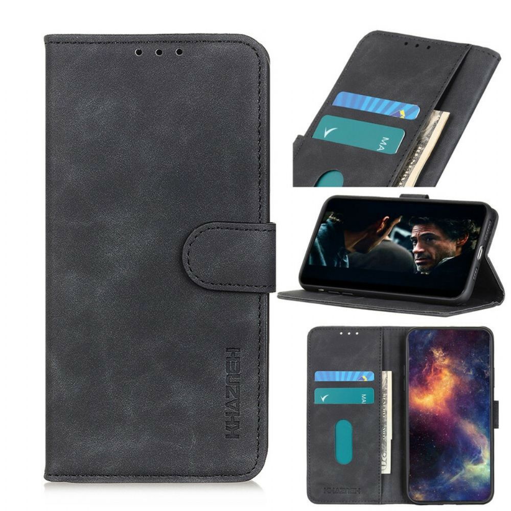 Flip Case Für Huawei P40 Lite 5G Vintage Ledereffekt Khazneh